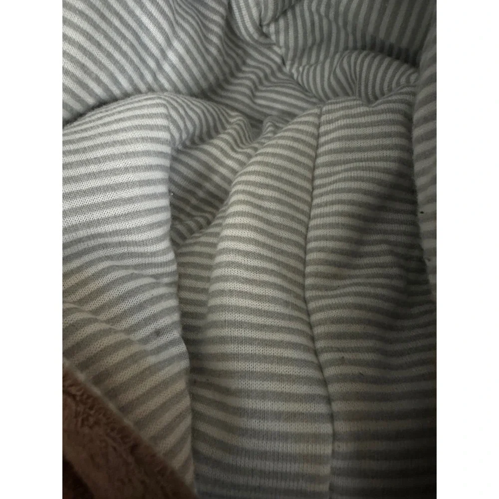 Carter's Polar Bear Brown Winter Body Size 9 Months Fleece Footed Mitten